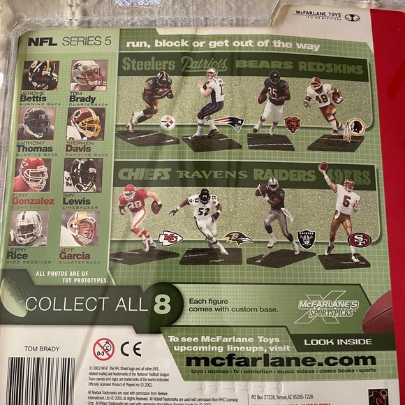 QB Tom Brady Figure McFarlane
Sports NFL Football Series 5 New - Picture 3 of 4